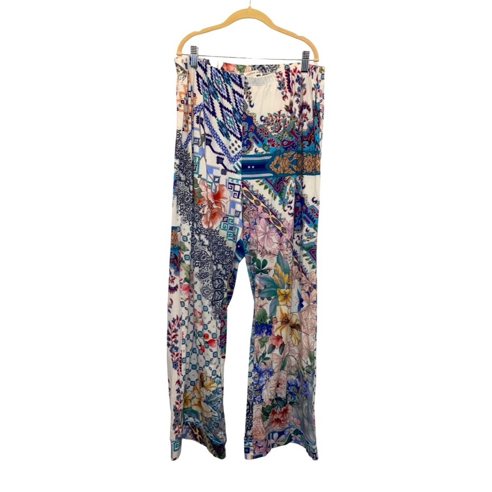 Johnny Was wide leg floral pants